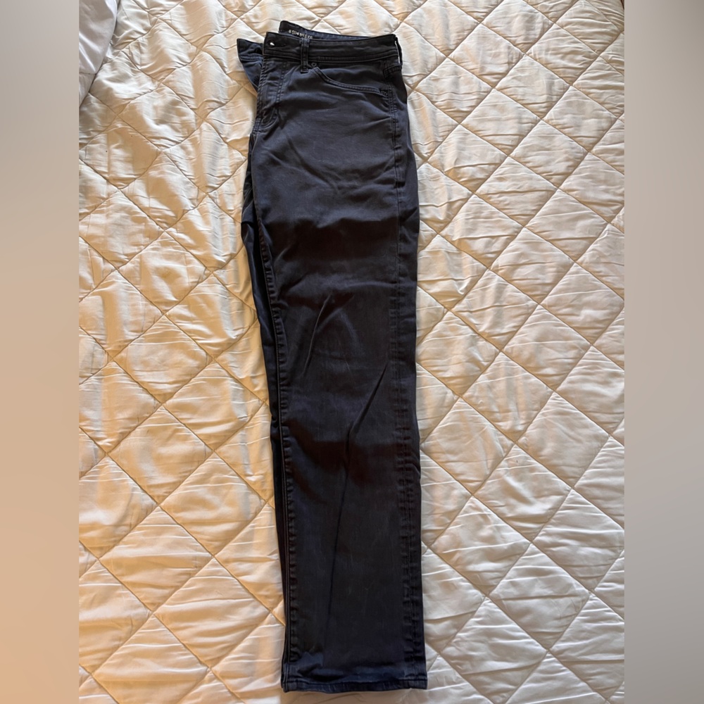Rising Sun & Co Repreve Plus Denim Pants Men 30 The Slim Fit Navy Blue 5 Pocket